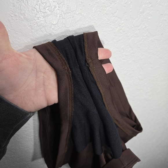 Sonoma 14 Y2K Brown Colorful Striped Belt Swim Bottom Shorts - Picture 5 of 5